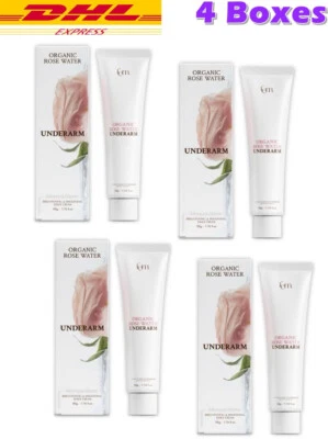 4X FEM Organic Rose Water Underarm Armpit Cream Elbows 50g - Image 1 of 4