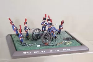 HINCHCLIFFE NAPOLEONIC 4 x FRENCH ARTILLERY GUN CREW DIORAMA WATERLOO 181 - Picture 1 of 19