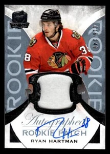2015 UPPER DECK THE CUP RYAN HARTMAN 186 RC AUTOGRAPH PATCH RPA /249 BLACKHAWKS - Picture 1 of 2