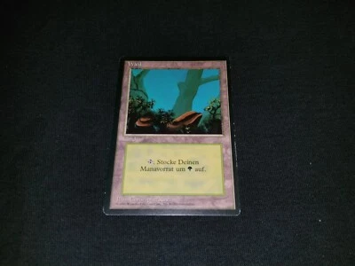 MTG 1x Revised common basic land LP German FBB Forest - ships w/ tracking - Image 1 of 2