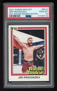 2021 Panini Instant UFC Jiri Prochazka Rated Rookie Retro /1320 #RR15 PSA 10