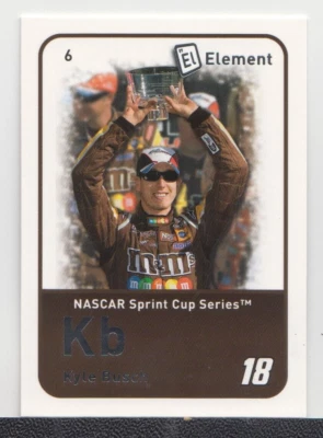 KYLE BUSCH : 2009 - WHEELS ELEMENT  NSCS - CARD No. # 6 - Image 1 of 2