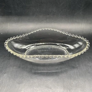 Imperial Glass Candlewick 11" Oval Celery Asparagus Bowl Beaded 400/46 1939-1943 - Picture 1 of 11