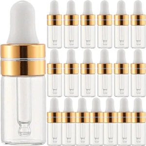 NOLITOY 20 Pack, 3Ml Clear Glass Dropper Vial for Essential Oils,Empty Mini G... - Picture 1 of 12