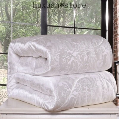 100% шелковое одеяло шелковичное одеяло одеяло одеяло пододеяльник двойной размер ручной работы шелковый наполнитель - Изображение 1 из 4