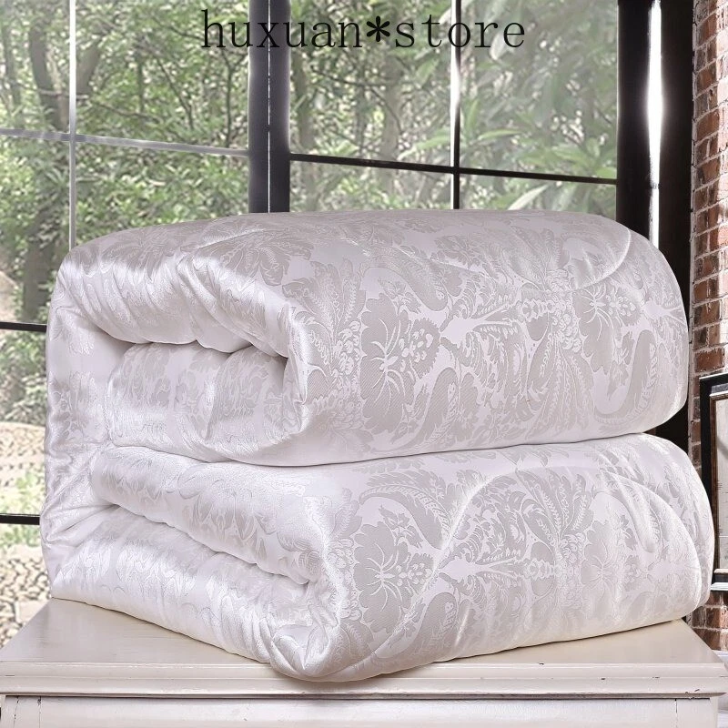 100% шелковое одеяло шелковичное одеяло одеяло одеяло пододеяльник двойной размер ручной работы шелковый наполнитель - Изображение 1 из 4