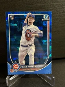 Bowman 2025 cromo zafiro Cade Horton Chicago Cubs novato RC ROY? #10 - Imagen 1 de 2