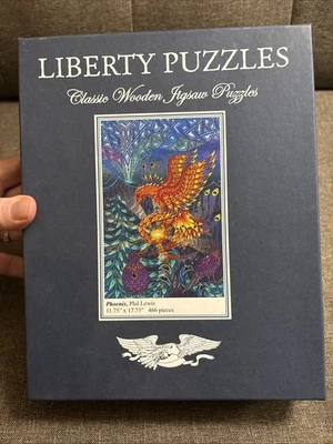 Puzzle Liberty in legno 466 pezzi, Phoenix di Phil Lewis, completo - Immagine 1 di 4