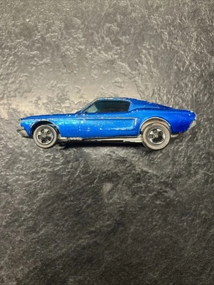 Hotwheels Redline. CUSTOM MUSTANG. Rare Blue. Hong Kong - Image 1 of 4