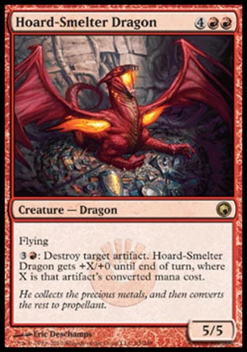 Hoard-Smelter Dragon -Foil Medium Play MTG Scars of Mirrodin - Image 1 of 1