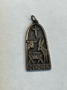 Retired James Avery Sterling 925 NOEL Baby Jesus North Star Pendant 12 grams - Picture 1 of 10