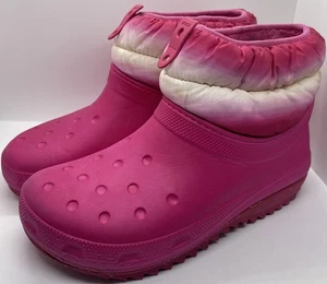 Stivali corti Crocs Classic donna 10 Neo Puff rosa caramella - Foto 1 di 13