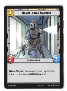 Mandalorian Warrior #258/262 Ombre della Galassia quasi nuovo - Foto 1 di 2