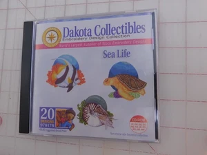 Embroidery Design CD Dakota Collectibles Sea Life 970178 - 20 Designs - Picture 1 of 4