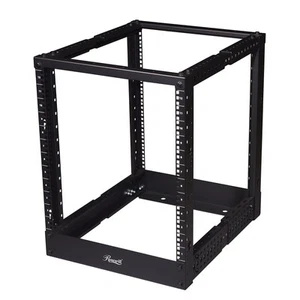 Rosewill Adjustable 12U Open Frame Server Rack with Hooks for Cable Managemen... - Picture 1 of 9