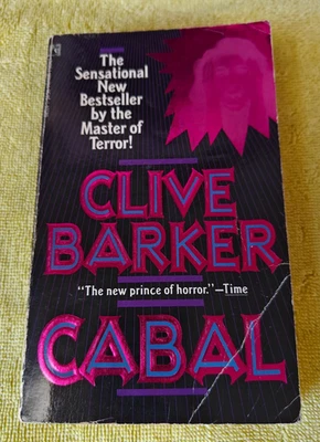 Cabal by Clive Barker 1989 1st Ed 1st Prnt Vtg Pocket Books Horror Paperback - Image 1 of 4