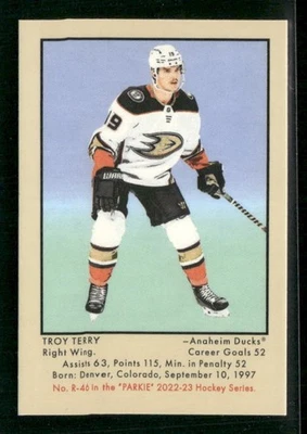2022-23 Upper Deck Parkhurst Champions - 51 Retros Troy Terry #R-46 - Image 1 of 2