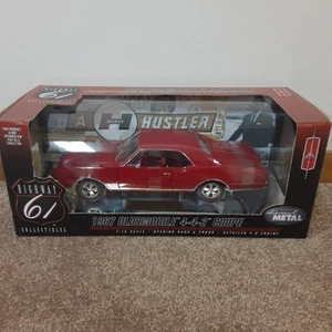 1967 Oldsmobile 442 Hurst Hustler Highway 61 Diecast 1/18 Red Coupe 1 of 1000 - Picture 1 of 16