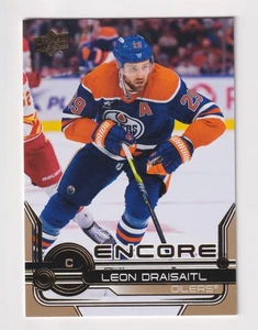 2024-25 Upper Deck Extended ENCORE GOLD #E-27 LEON DRAISAITL Edmonton Oilers - Picture 1 of 2