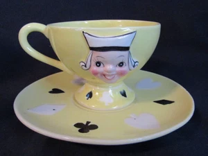 VINTAGE KREISS BRIDGE CLUB CUP AND SAUCER 2 PC. SET - Picture 1 of 4