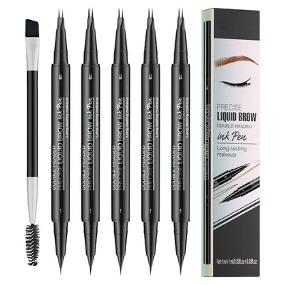 Microblading Tattoo Eyebrow Ink Pen Eye Brow Pencil Brow Enhancer Stencil - Image 1 of 4