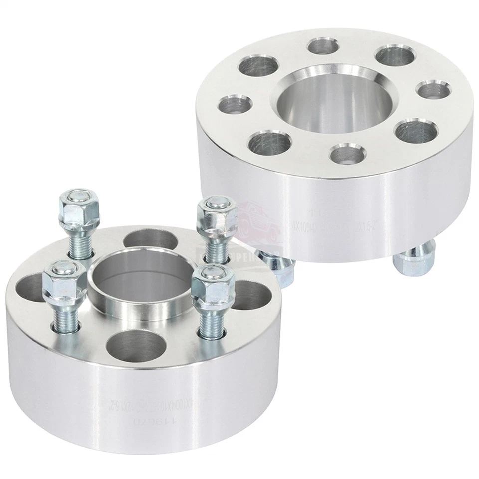 2 piezas 2" 4x100 12x1,5 pernos espaciadores de rueda para Chevrolet Chevette Cobalt Foto 1 de 4