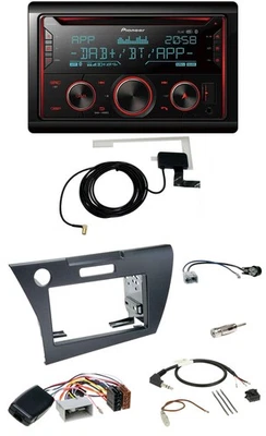 Pioneer 2DIN Lenkrad DAB USB CD Bluetooth Autoradio für Honda CR-Z 2010-2013 - Bild 1 von 4