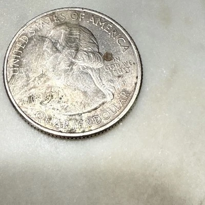 Washington Quarter. 2015 P Bombay Hook. Strike Error. Circulated. - Image 1 of 4