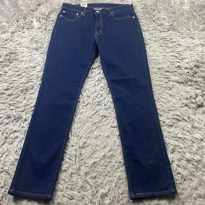Levis 511 Mens Size 36x32 Blue Slim Fit Stretch Jeans - Image 1 of 4