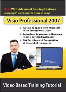 Learn Microsoft Visio Professional 2007 Video-Schulung - zertifizierter Ausbilder - Bild 1 von 1