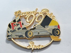 1999 Grand Prix Spa Rennbahn F1 Racing Pin Hut Tack Anstecknadel Vintage - Bild 1 von 2