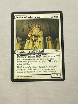 MTG Order of Whiteclay Artist Proof and Signature Signed Belledin - Image 1 of 2