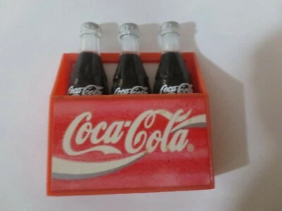 Coca Cola 3 pack Refrigerator Plastic Magnet  Bottles come out faded - Image 1 of 3