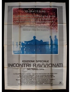 manifesto INCONTRI RAVVICINATI DEL TERZO TIPO steven spielberg dreyduss A340 - Imagen 1 de 3