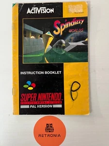 Spindizzy Worlds Super Nintendo SNES Spiel Anleitung UK Version - Bild 1 von 4