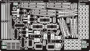 AM-WORKS NW70007 1/700 Accessori diorama portuale - Set gru di servizio 1 - Foto 1 di 8