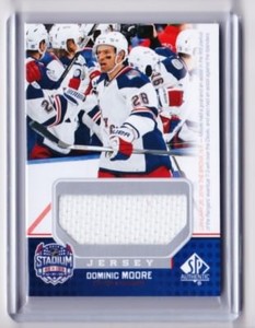 14-15 2014-15 SP Game Used Stadium Series Materials Jersey #SSDM Dominic Moore