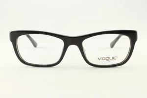 Gafas con monturas negras plateadas raras auténticas Vogue VO 2767 W44 50 mm - Imagen 1 de 5