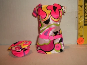VESTIDO Y SOMBRERO BARBIE REPRO MOD MATTEL TAMBIÉN SE AJUSTA A FRANCIE POPPY PARKER A29 - Imagen 1 de 2