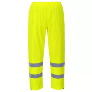PORTWEST HI-VIS REGENHOSE GELB GRÖSSEN XS-6XL H441 KLASSE E HOSE KOSTENLOSER VERSAND* - Bild 1 von 1
