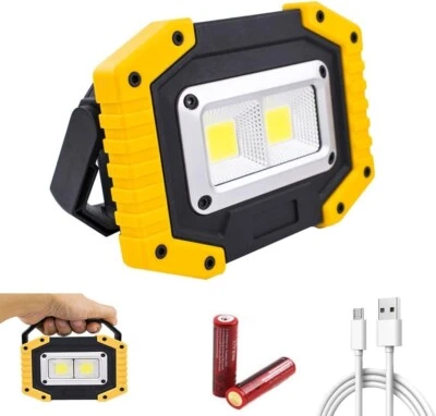 30W USB Rechargeable LED Work Light Spotlight Torch for Camping Emergency - Image 1 of 4