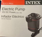 Intex Quick Fill DC Power 12 Volt Electric Air Pump Car Plug With 3 Nozzles
