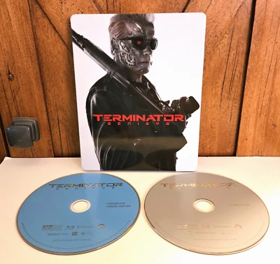 Steelbook TERMINATOR GENISYS Blu-ray & DVD 2 Disc Excellent Condition Genesis - Image 1 of 4
