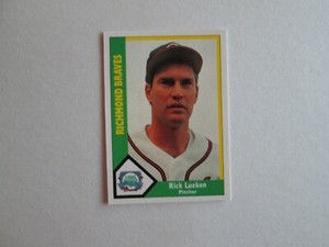 1990 CMC  Rick Lueken  #26  Richmond Braves 
