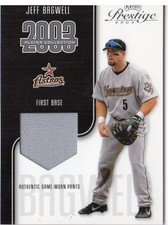 2003 Playoff Prestige Player Collection Card #3 Jeff Bagwell Jersey /325