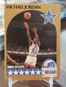 Michael Jordan Nba Hoops All Star card Bulls 1990 - Picture 1 of 2