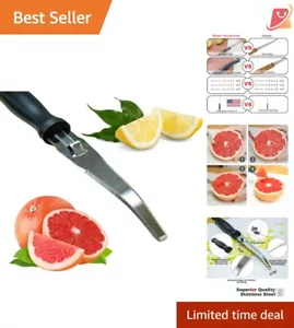 Dishwasher Safe Stainless Steel Grapefruit Peeler Knife with Curved Blade Design - Picture 1 of 10