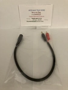 Cavo adattatore MTH Trains/MTW TIU/Barrel Jack. 12" - Foto 1 di 3