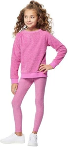 32 Degrees Heat Girls Sherpa Top Pink, Sz XS - Picture 1 of 3