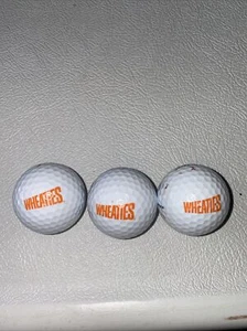 TIGER WOODS AND WHEATIES PROMO, SET OF THREE TITLEIST ONE GOLF BALLS NEVER USED - Picture 1 of 4